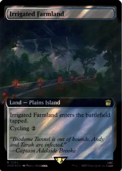 MTG Irrigated Farmland (Surge Foil) | NM Foil | Doctor Who {WHO} - Image 1