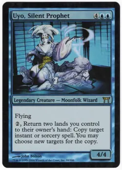 Uyo, Silent Prophet 2004 Champions of Kamigawa FOIL Blue Creature MTG SP-NM AZ2 - Image 1