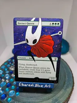 MTG Hand Painted Alter: Hornet from Hollow Knight Silksong as Hornet Queen - Image 1