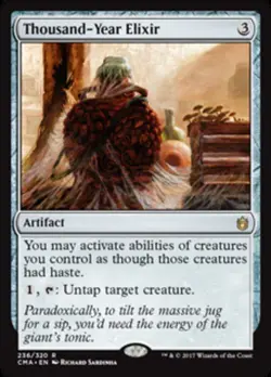 1 x Thousand-Year Elixir - Commander Anthology - NM-Mint - MTG - Image 1