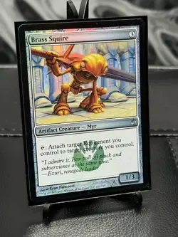 MTG - *FOIL* Brass Squire - Mirrodin Besieged - Image 1