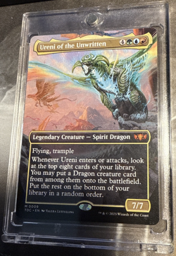 Magic the Gathering - TDC - Ureni of the Unwritten BORDERLESS NON-FOIL - Mint - Image 3