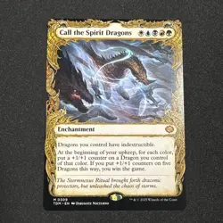 Call the Spirit Dragons TDM Tarkir Dragonstorm MTG 309 SHOWCASE MYTHIC - Image 1