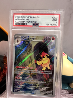 Pokemon TCG Armarouge 203/198 SV01: Scarlet & Violet Base Set Holo PSA 9 - Image 2