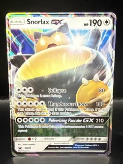 Pokemon TCG Snorlax-GX SM05/248 SM Black Star Promos Holo - Image 2