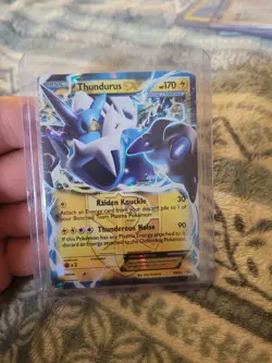Thundurus EX 2013 Pokemon B & W Black Star Promo #BW81 - Image 1