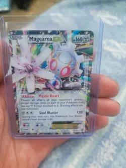 💥 Magearna EX 75/114 Pokemon 2016 TCG: XY Steam Siege - Ultra Rare Holo - Image 1