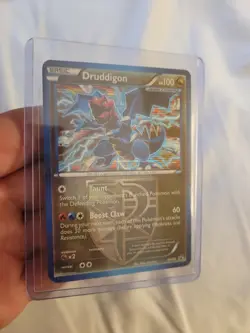 Pokemon Druddigon Holo Black & White Promo BW80 LP - Image 1