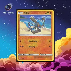 Carte Pokemon Riolu 24/40 Reverse Promo McDonald's 2018 Francais - Image 1