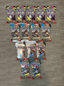 Pokemon Mega Evolution Sleeved Booster Packs NEW/SEALED - Lot Of 14 - Image 1