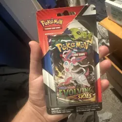 Pokemon Evolving Skies & Chilling Reign 2 Pack Blister w/ Pin - SEALED & NEW - Image 1