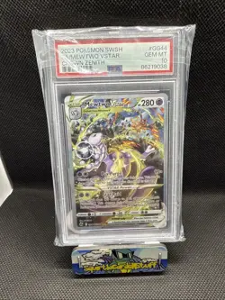 2023 POKEMON SWORD & SHIELD CROWN ZENITH #GG44 FULL ART/MEWTWO VSTAR PSA 10 - Image 1