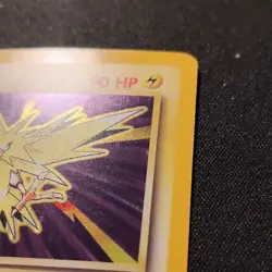 Basic Pokemon TCG Zapdos 016/102 Base Set Holo LP Excellent condition! - Image 2