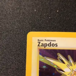 Basic Pokemon TCG Zapdos 016/102 Base Set Holo LP Excellent condition! - Image 4