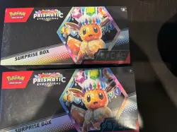 Pokemon Scarlet & Violet Prismatic Evolutions Surprise Box SEALED - Lot Of 2 - Image 1