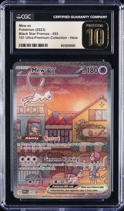 2023 POKEMON BLACK STAR PROMO 151 ULTRA PREM COLLECTION MEW EX CGC 10 PRISTINE - Image 1