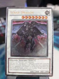 YuGiOh! Scrap Dragon DREV-EN043 Ultimate Rare LP - Image 1