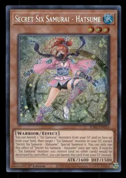 Yugioh Secret Six Samurai #RA03-EN016 Quarter Century Bonanza LP - Image 1