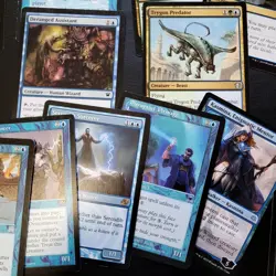 Complete Commander Magic Deck EDH 100 Cards - WIZARDS Tribal Green & Blue 12/12 - Image 3