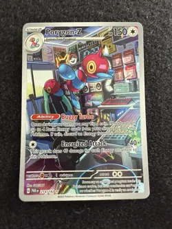 Pokemon Porygon-Z TCG Holo Card 214/182 Sv04: Paradox Rift Illustration Rare - Image 1