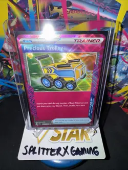 Precious Trolley Ace Spec Item Trainer Pokemon Card Surging Sparks SSP 185 - Image 2