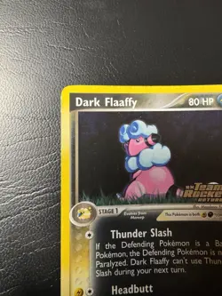 Pokemon Dark Flaaffy Card 33/109 Stamped Holo EX Team Rocket Returns Rare LP - Image 5