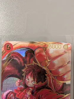 One Piece Card Game ST01-012 Monkey D. Luffy Oda signed Japanisch OP05 - Image 4