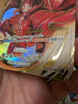 One Piece Card Game ST01-012 Monkey D. Luffy Oda signed Japanisch OP05 - Image 5