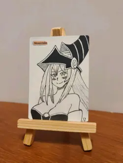Hand painted altered Magic the Gathering art mtg card Anime -Sandstorm-Alters - Image 2