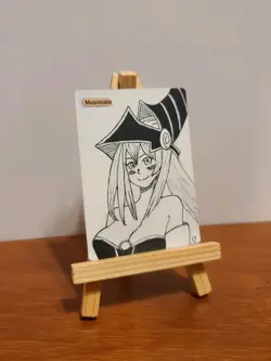 Hand painted altered Magic the Gathering art mtg card Anime -Sandstorm-Alters - Image 3