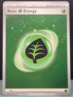 Grass Energy SVE 001 Pokemon TCG Cosmos Holo Foil Scarlet Violet 151 Card NM - Image 1
