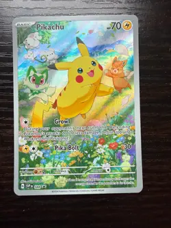 Pikachu 088 Scarlet And Violet Black Star Promo Pokemon Card NM - Image 1