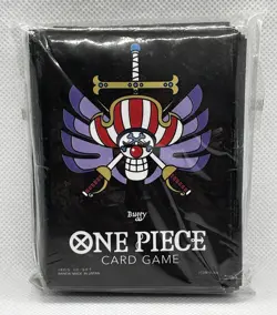 🃏 One Piece Card Game Premium Sleeves Buggy (70ct) Official Bandai Japan SEALED - Image 1