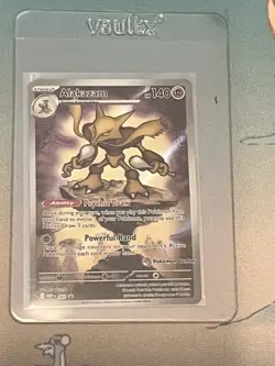 NM Alakazam/riolu/bulbasaur Pokemon Mega Evolution Pokemon Center Promos 5cards - Image 3