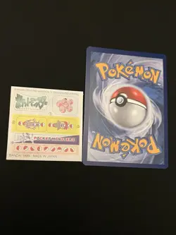 Pokemon Stickers Mewtwo Japanese SHO PRO Bandai 1999 Mini Card Nintendo NM/M - Image 3