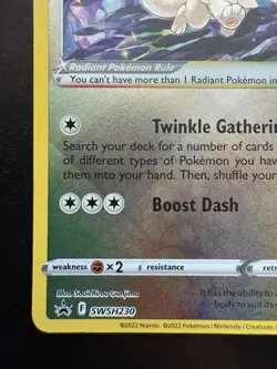 Pokemon Radiant Eevee SWSH230 SWSH: Sword & Shield Promo Cards Holo (NM) - Image 5