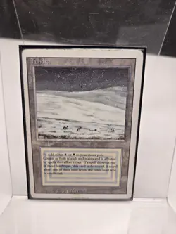 MtG Tundra 3rd Edition Revised Dual Land Reserved List Magic the Gathering Card - Image 1