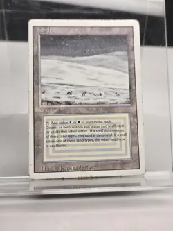 MtG Tundra 3rd Edition Revised Dual Land Reserved List Magic the Gathering Card - Image 3