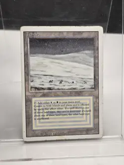 MtG Tundra 3rd Edition Revised Dual Land Reserved List Magic the Gathering Card - Image 5