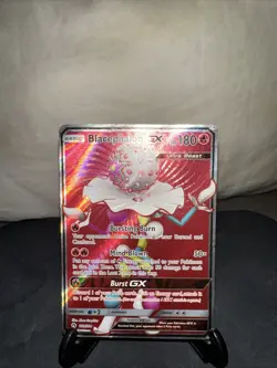 Pokemon Blacephalon GX Textured Full Art Holo Card 199/214 SM Lost Thunder - Image 2