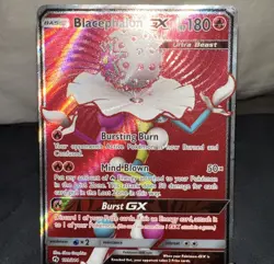 Pokemon Blacephalon GX Textured Full Art Holo Card 199/214 SM Lost Thunder - Image 3