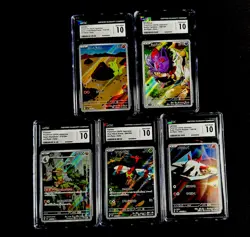 CGC 10 Pokemon Graded Card Lot Of 5 Gem Mint Slabs - Image 1