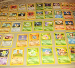 Pokemon Cards Assorted TCG Vintage LP/ MP Condition Quantity Of 51 - Image 1