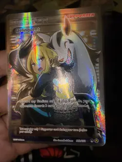 Delinquent 98b/122 Full Art Alternate Promo Card Near Mint Condition - Image 1