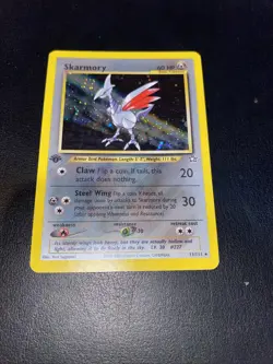 Skarmory Neo Genesis First Edition Holo Rare 13/111 Pokemon TCG Card Ungraded - Image 2