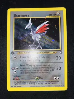 Skarmory Neo Genesis First Edition Holo Rare 13/111 Pokemon TCG Card Ungraded - Image 3