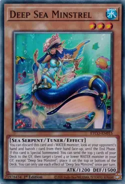 ETCO-EN015 DEEP SEA MINSTREL COMMON 1ST EDITION YuGiOh CARD - Image 1