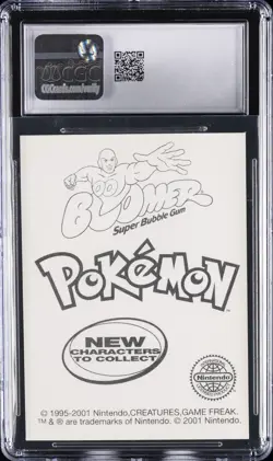 2001 POKEMON STICKER CARDS DUNKIN BOOMER - FOIL #149 DRAGONITE CGC 8 - Image 2