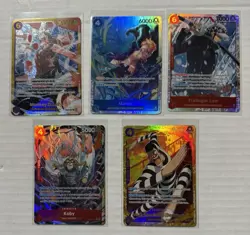 One Piece Lot From The Best Vol 2 5 Cards One Lot - Image 1