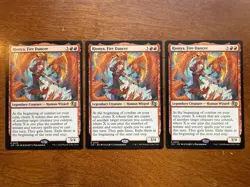 3x Rionya, Fire Dancer Lot MTG Foundations Jumpstart NM-M 0075 - Image 1